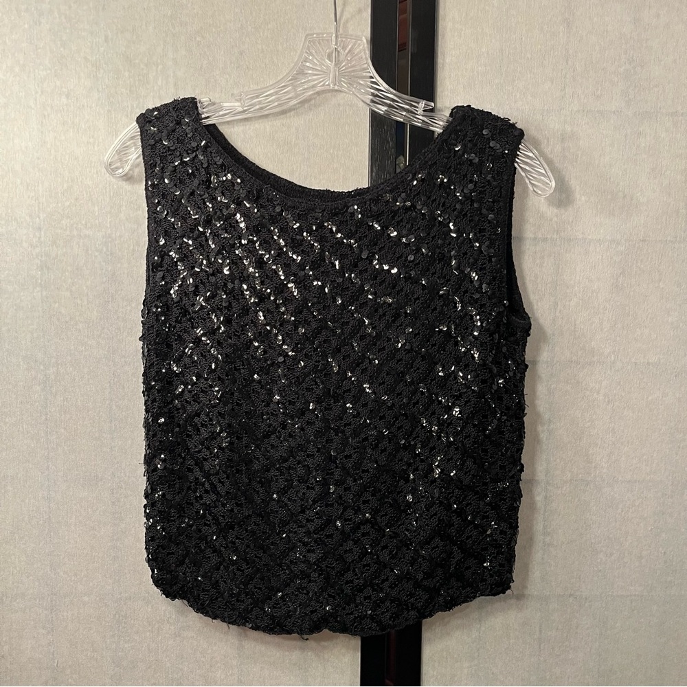 1950s Sequin Sleeveless top